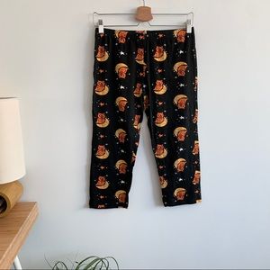 3/20$ GLO - NWOT - Owl Capri PJ Pants